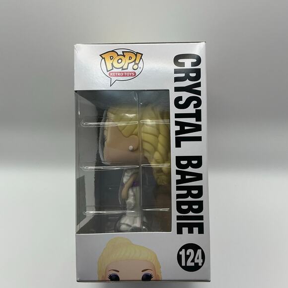 Crystal Barbie #124 – Barbie Retro Toys Funko Pop (Box has visible wear) - Picture 4 of 6